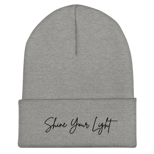 Shine Your Light Cuffed Beanie