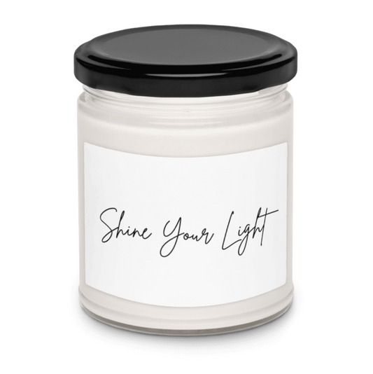 Shine Your Light Scented soy candle