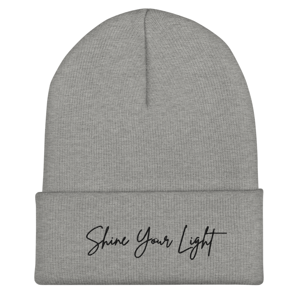 Shine Your Light Cuffed Beanie